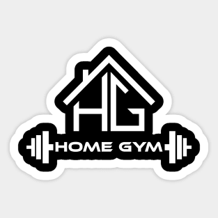 Home Gym Roof Design Sticker